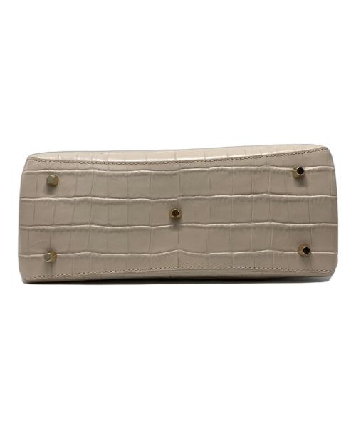 FURLA（フルラ）FURLA (フルラ) 型押しショルダーバッグ ピンクの古着・服飾アイテム