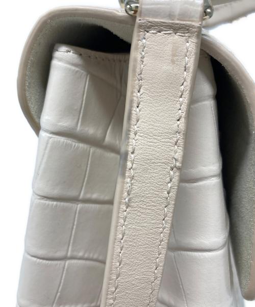 FURLA（フルラ）FURLA (フルラ) 型押しショルダーバッグ ピンクの古着・服飾アイテム