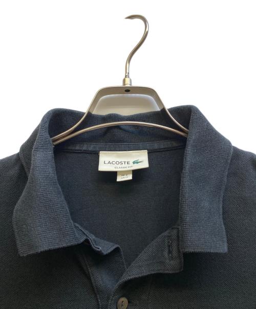 LACOSTE（ラコステ）LACOSTE (ラコステ) ポロシャツ ブラック サイズ:FR 4の古着・服飾アイテム