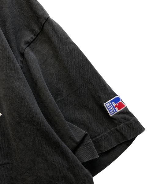 KITH（キス）KITH (キス) Russell Athletic For CUNY (ラッセル アスレチック) カレッジプリントTシャツ ブラック サイズ:XXLの古着・服飾アイテム