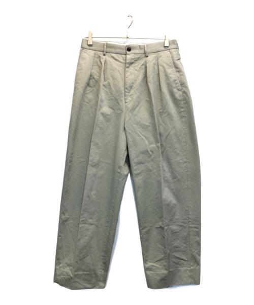 STEVEN ALAN（スティーブンアラン）STEVEN ALAN (スティーブンアラン) NTB IN 2PLEATED DRESS TROUSER ベージュ サイズ:Mの古着・服飾アイテム