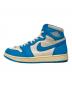 NIKE (ナイキ) エア ジョーダン 1 HIGH OG ブルー×ホワイト サイズ:27.5cm：16000円