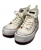 Desigual×DISNEYデシグアル×ディズニー）の古着「ハイカットスニーカー」｜ホワイト