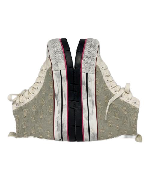 Desigual（デシグアル）Desigual (デシグアル) Disney (ディズニー) ハイカットスニーカー ホワイト サイズ:6の古着・服飾アイテム