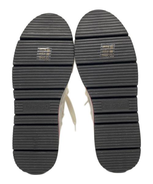 Desigual（デシグアル）Desigual (デシグアル) Disney (ディズニー) ハイカットスニーカー ホワイト サイズ:6の古着・服飾アイテム