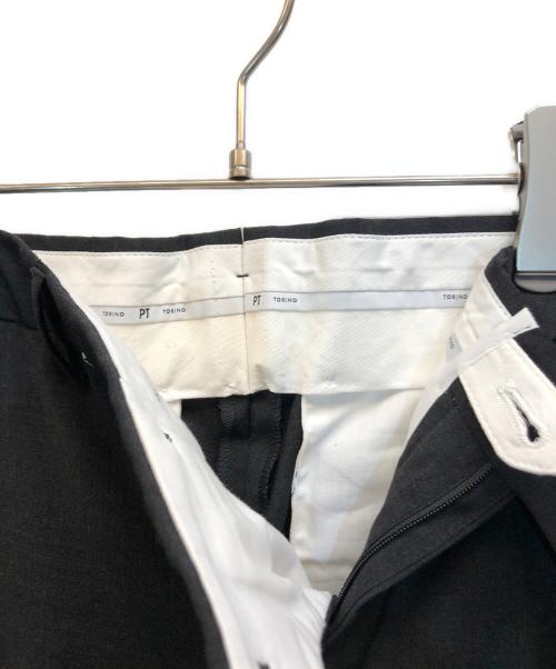 PT TORINO（ピーティートリノ）PT TORINO (ピーティートリノ) スラックス ブラック サイズ:46の古着・服飾アイテム