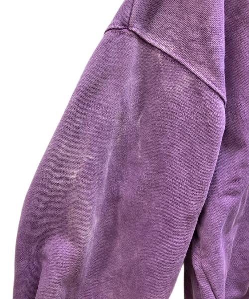 X-LARGE（エクストララージ）X-LARGE (エクストララージ) PIGMENT DYED EMBOSS LOGO ZIP HOODED SWEAT パープル サイズ:Ⅿの古着・服飾アイテム