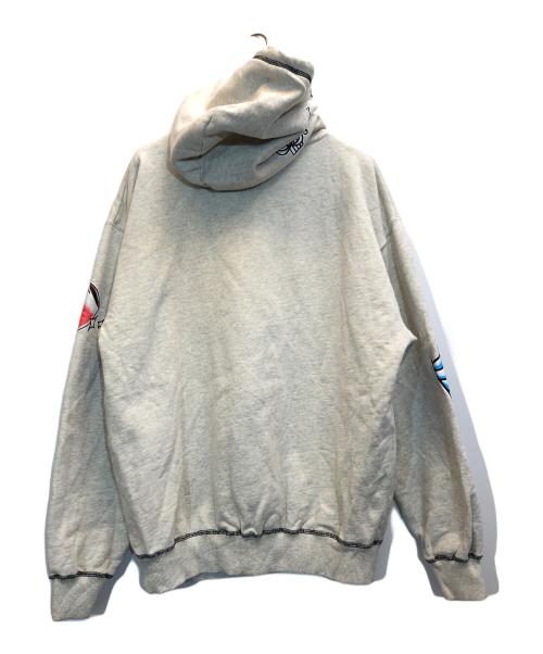 X-LARGE（エクストララージ）X-LARGE (エクストララージ) GOOD TIME HOODED SWEATSHIRT グレー サイズ:Ⅿの古着・服飾アイテム