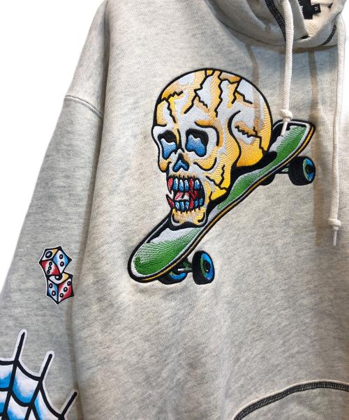 X-LARGE（エクストララージ）X-LARGE (エクストララージ) GOOD TIME HOODED SWEATSHIRT グレー サイズ:Ⅿの古着・服飾アイテム