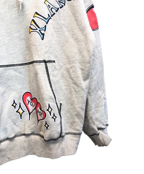 X-LARGE（エクストララージ）X-LARGE (エクストララージ) GOOD TIME HOODED SWEATSHIRT グレー サイズ:Ⅿの古着・服飾アイテム