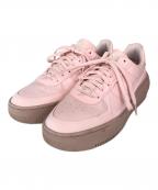 NIKEナイキ）の古着「W AIR FORCE1(エアフォース1)LOW PLTAFORM“Pink”」｜ピンク