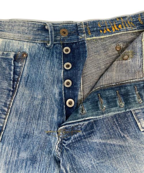 MISTER FREEDOM（ミスターフリーダム）MISTER FREEDOM (ミスターフリーダム) SUGAR CANE (シュガーケーン) シンチバックデニムパンツ インディゴ サイズ:76cm(W30)の古着・服飾アイテム