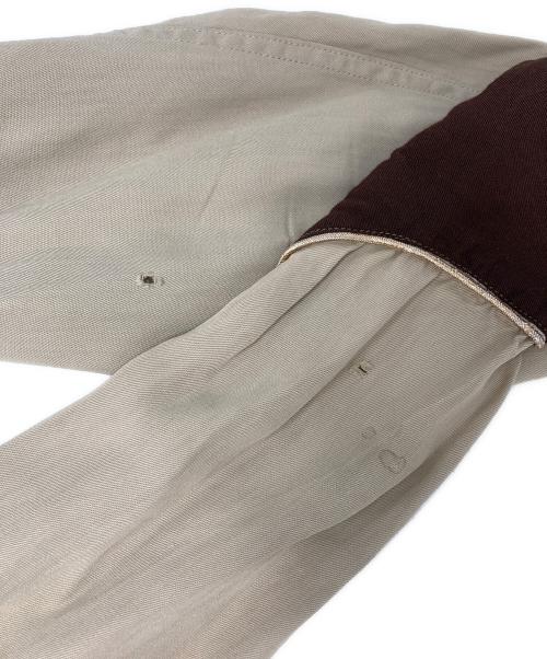 LAS VEGAS（ラスベガス）LAS VEGAS (ラスベガス) レーヨン刺繍ウエスタンシャツ ベージュ サイズ:Sの古着・服飾アイテム