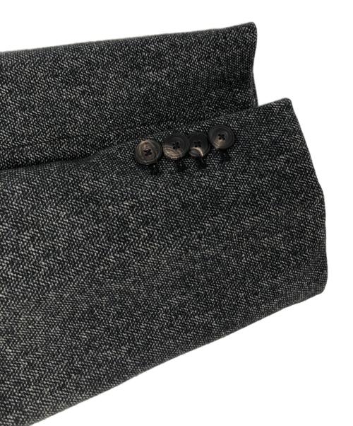 CIRCOLO 1901（チルコロ1901）Circolo 1901 (チルコロ1901) ヘリンボーンスウェット地テーラードジャケット グレー サイズ:46の古着・服飾アイテム