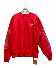 THE NORTH FACE×SUPREME（ザ ノース フェイス×シュプリーム）の古着「GRAPHIC CREWNECK SWEATSHIRT」｜レッド