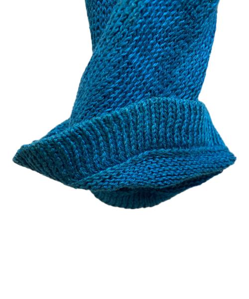 COMME des GARCONS HOMME（コムデギャルソン オム）COMME des GARCONS HOMME (コムデギャルソン オム) リネンVネックカーディガン ブルー サイズ:-の古着・服飾アイテム