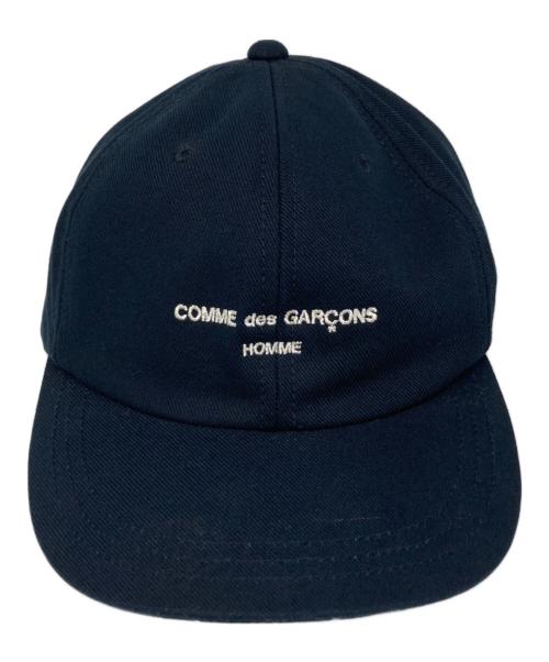 COMME des GARCONS HOMME（コムデギャルソン オム）COMME des GARCONS HOMME (コムデギャルソン オム) 24AWロゴキャップ ネイビーの古着・服飾アイテム