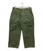 BEAMS PLUSビームスプラス）の古着「ベイカーパンツ」｜グリーン