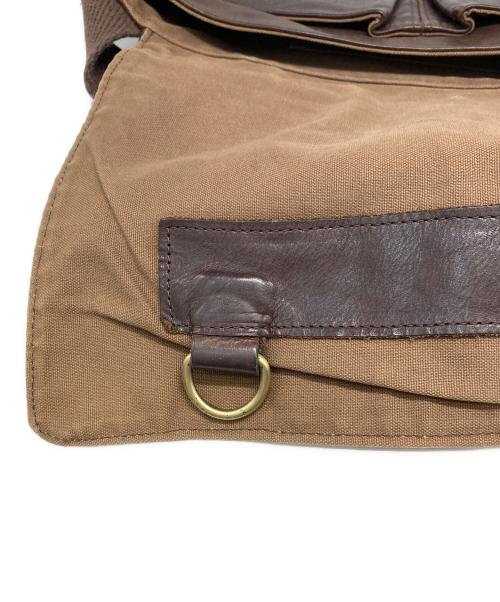 Jas-M.B.（ジャスエムビー）Jas-M.B. (ジャスエムビー) レザーショルダーバッグ ブラウンの古着・服飾アイテム