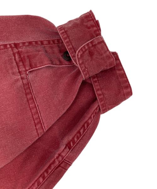 Patagonia（パタゴニア）Patagonia (パタゴニア) オーガニック コットン キャンバス ワーク シャツ レッド サイズ:Mの古着・服飾アイテム