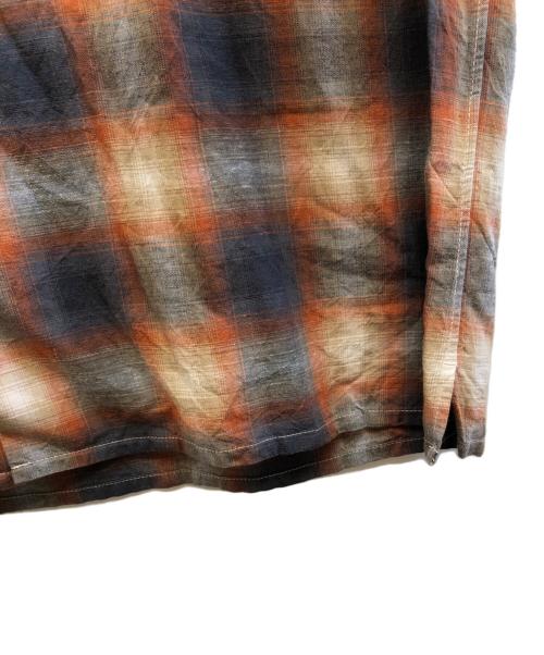 PENDLETON（ペンドルトン）PENDLETON (ペンドルトン) オンブレチェックオープンカラーシャツ ブラウン サイズ:Lの古着・服飾アイテム