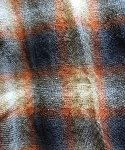 PENDLETON（ペンドルトン）PENDLETON (ペンドルトン) オンブレチェックオープンカラーシャツ ブラウン サイズ:Lの古着・服飾アイテム