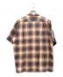 PENDLETON (ペンドルトン) オンブレチェックオープンカラーシャツ ブラウン サイズ:L：5000円