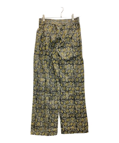 Couture d'adam（クチュールドアダム）COUTURE D'ADAM (クチュールドアダム) Block Print Trousers グレー×イエロー サイズ:42 未使用品の古着・服飾アイテム