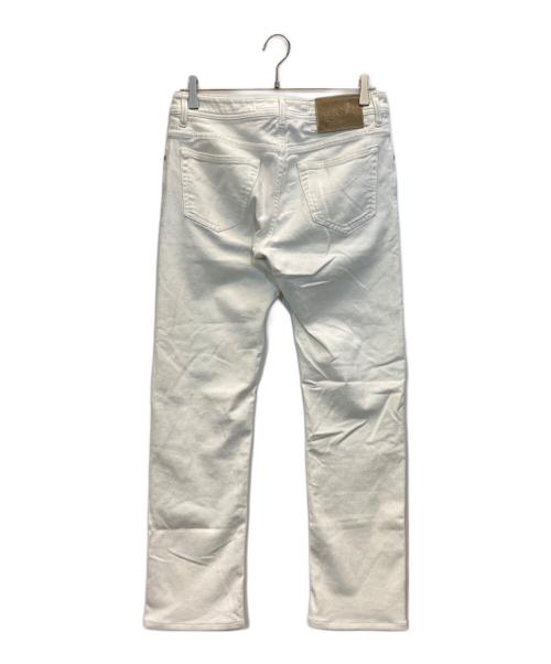 JACOB COHEN（ヤコブコーエン）JACOB COHEN (ヤコブコーエン) ハラコパッチデニムパンツ ホワイト サイズ:78.5cm （W31）の古着・服飾アイテム