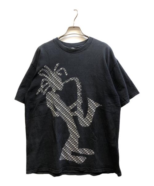stussy（ステューシー）stussy (ステューシー) シャドーマンプリントTシャツ ブラック サイズ:Lの古着・服飾アイテム