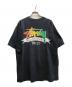 stussy (ステューシー) シャドーマンプリントTシャツ ブラック サイズ:L：6000円