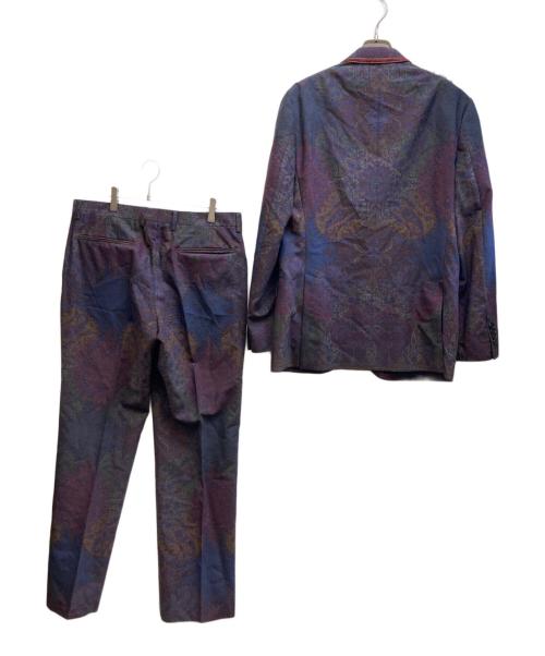 ETRO（エトロ）ETRO (エトロ) ペイズリー柄セットアップ パープル サイズ:48の古着・服飾アイテム