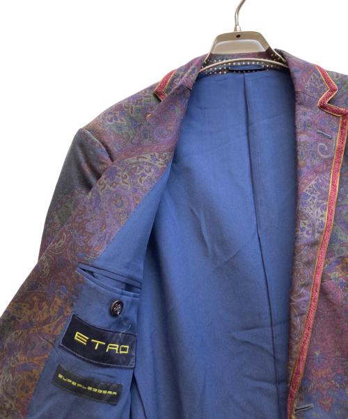 ETRO（エトロ）ETRO (エトロ) ペイズリー柄セットアップ パープル サイズ:48の古着・服飾アイテム