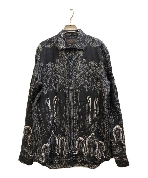 ETRO（エトロ）ETRO (エトロ) ペイズリー柄シャツ ブラック サイズ:Mの古着・服飾アイテム