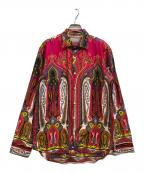 ETROエトロ）の古着「ペイズリー柄シャツ」｜レッド