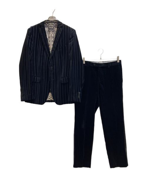 ETRO（エトロ）ETRO (エトロ) セットアップスーツ ブラック サイズ:48の古着・服飾アイテム