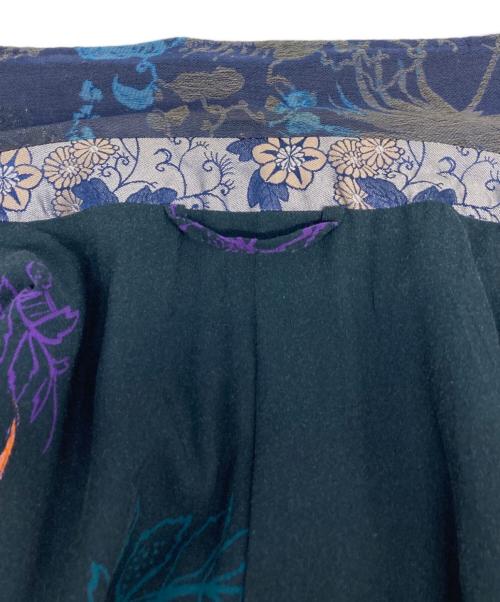 ETRO（エトロ）ETRO (エトロ) 総柄テーラードジャケット ブルー サイズ:46の古着・服飾アイテム