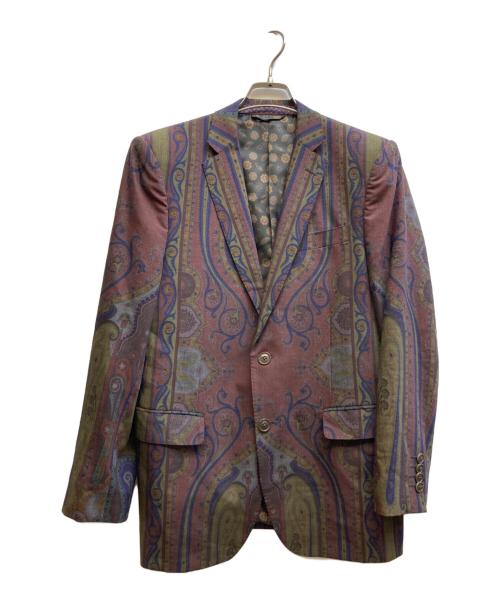 ETRO（エトロ）ETRO (エトロ) ペイズリー柄セットアップ パープル サイズ:48の古着・服飾アイテム