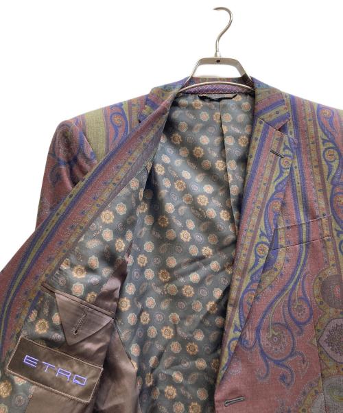 ETRO（エトロ）ETRO (エトロ) ペイズリー柄セットアップ パープル サイズ:48の古着・服飾アイテム