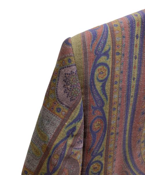 ETRO（エトロ）ETRO (エトロ) ペイズリー柄セットアップ パープル サイズ:48の古着・服飾アイテム
