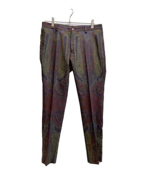 ETRO（エトロ）ETRO (エトロ) ペイズリー柄セットアップ パープル サイズ:48の古着・服飾アイテム