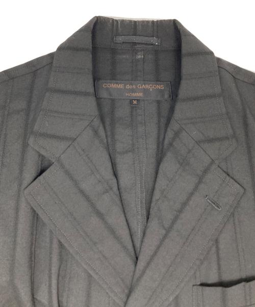 COMME des GARCONS HOMME（コムデギャルソン オム）COMME des GARCONS HOMME (コムデギャルソン オム) テーラードジャケット ブラック サイズ:Mの古着・服飾アイテム