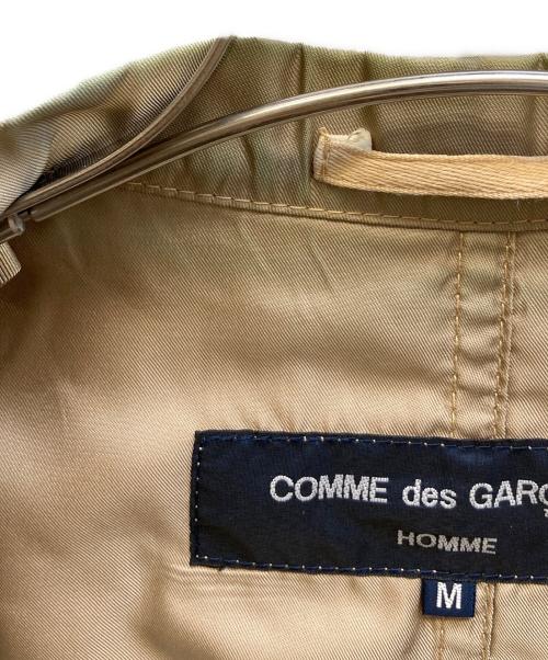 COMME des GARCONS HOMME（コムデギャルソン オム）COMME des GARCONS HOMME (コムデギャルソン オム) テーラードジャケット ベージュ サイズ:Mの古着・服飾アイテム
