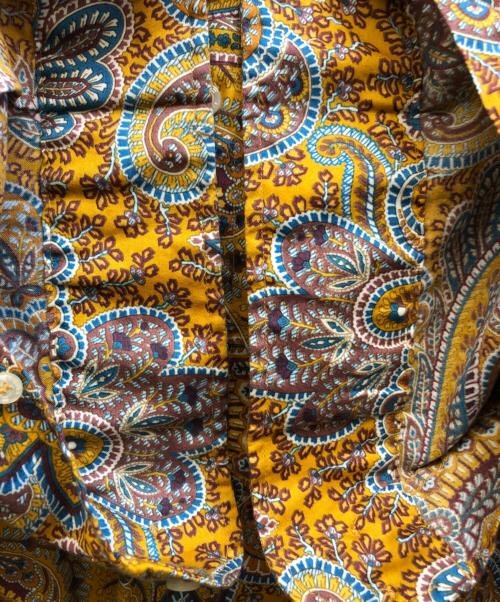 ETRO（エトロ）ETRO (エトロ) ペイズリー柄シャツ イエロー サイズ:Mの古着・服飾アイテム