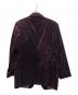 中古・古着 ETRO (エトロ) ベロアセットアップ ワインレッド サイズ:50：15000円