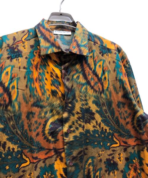 ETRO（エトロ）ETRO (エトロ) 総柄シャツ イエロー サイズ:40の古着・服飾アイテム