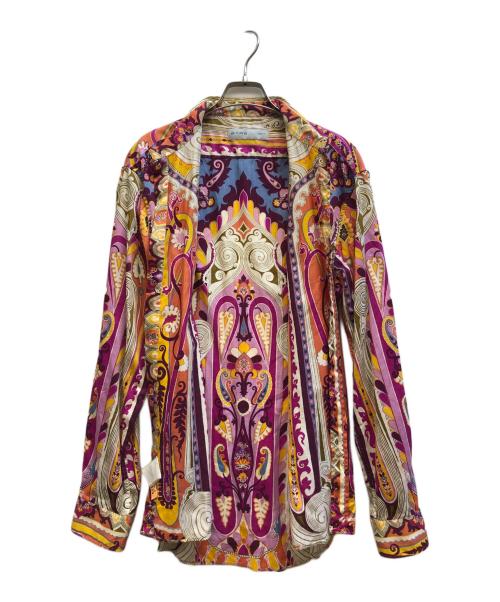 ETRO（エトロ）ETRO (エトロ) ペイズリー柄シャツ パープル サイズ:Lの古着・服飾アイテム