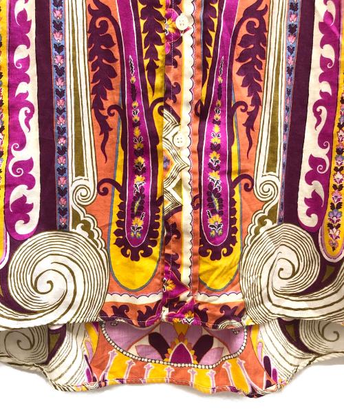 ETRO（エトロ）ETRO (エトロ) ペイズリー柄シャツ パープル サイズ:Lの古着・服飾アイテム