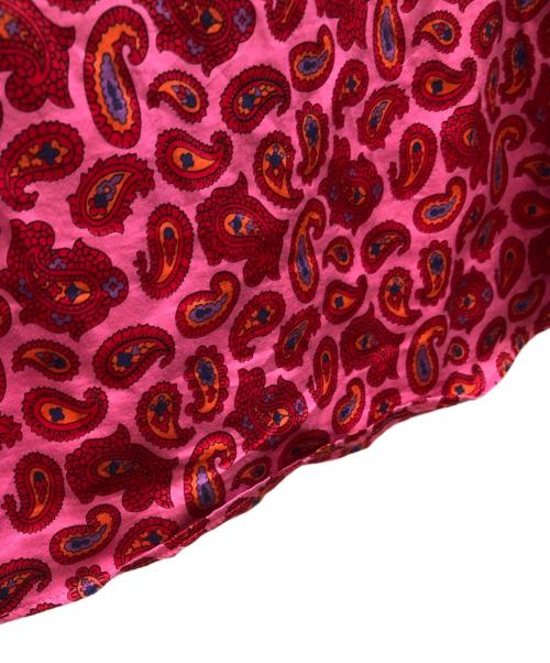 ETRO（エトロ）ETRO (エトロ) ペイズリー柄シャツ レッド サイズ:Mの古着・服飾アイテム