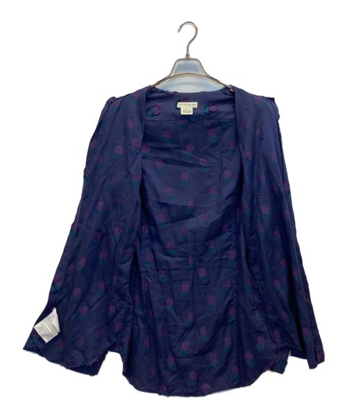 ETRO（エトロ）ETRO (エトロ) 総柄シャツ パープル サイズ:40の古着・服飾アイテム